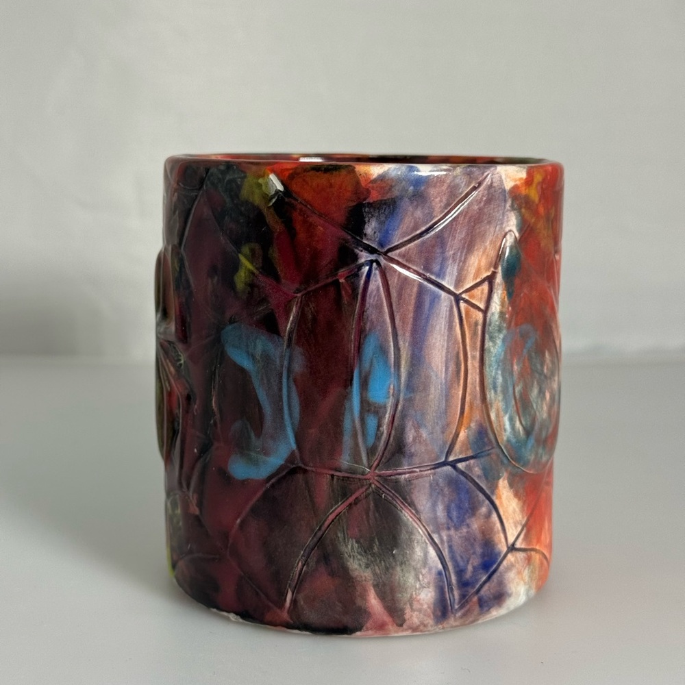 TM & Marvel & Subs Spider-man Spiderman Face Web Raised Relief Coffee Mug - Picture 4 of 12